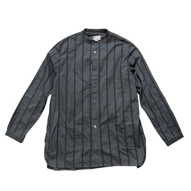 유스(YOUTH) 스트라이프 밴드카라 셔츠 