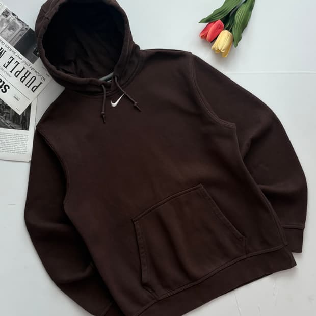 Nike 나이키 빈티지 브라운 후드티