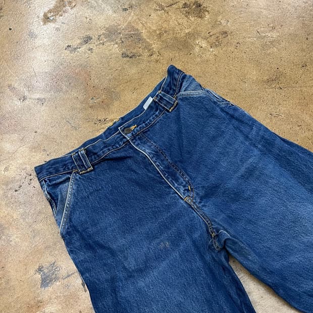 [정품/50] 입생로랑 청색 데님 청바지 b8