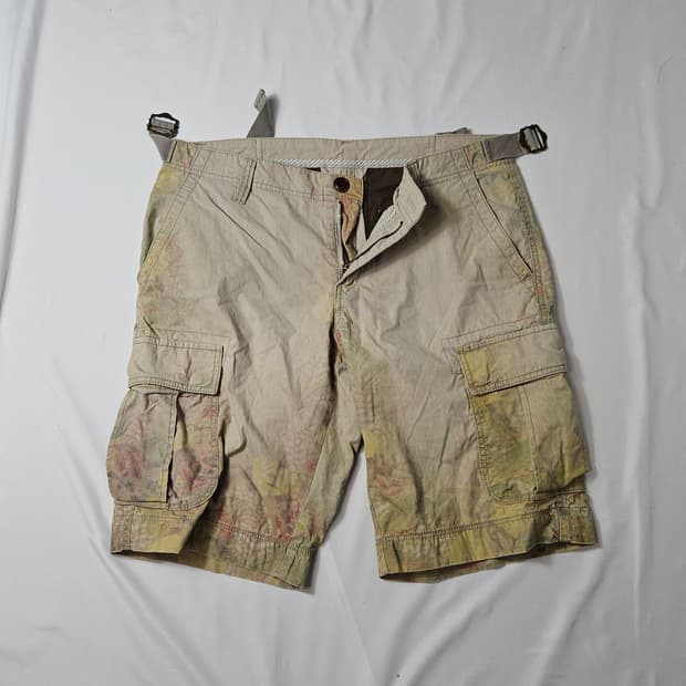 인터메조 빈티지 버클벨트 반바지 카고 숏팬츠 남성 32