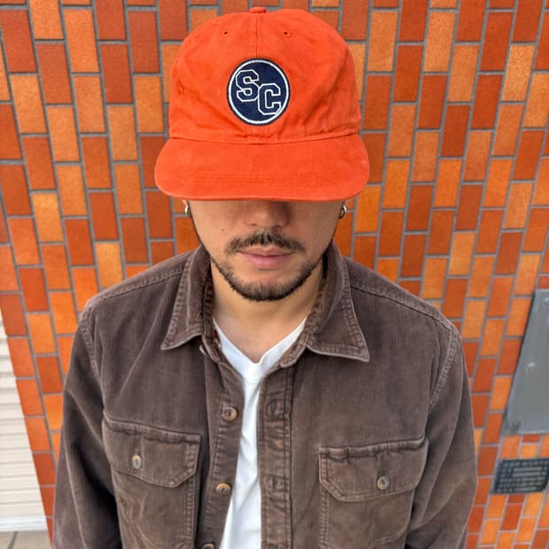 빈티지 볼캡 오렌지 컬러