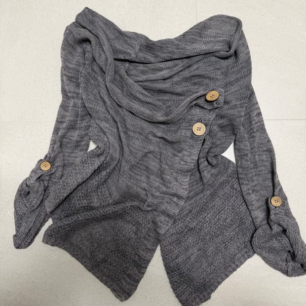 button drape off shoulder