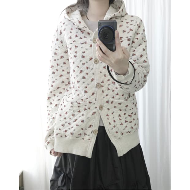 Vintage flower hoodie