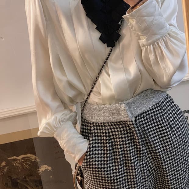 SEOOOCOOKIE 서쿠키 실크 블라우스