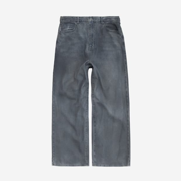 (2) 폴리테루 코티드 고시마 데님 팬츠 블루