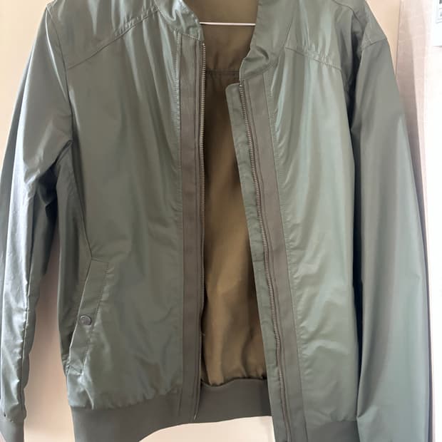 노스페이스 가죽자켓