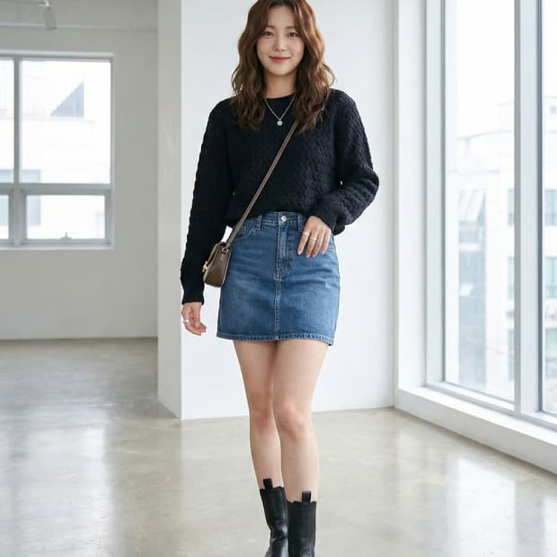 YMC 런던 알파카 블렌드 니트