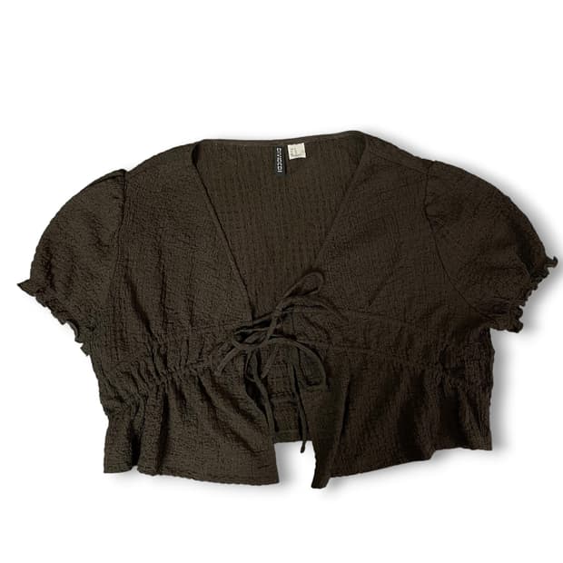 H&M 디바이디드 타이프론트 볼레로 가디건 XL