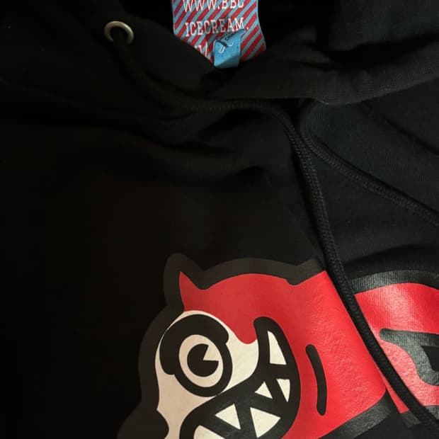 빌리네어보이즈클럽 러닝독 후드티 레드 S