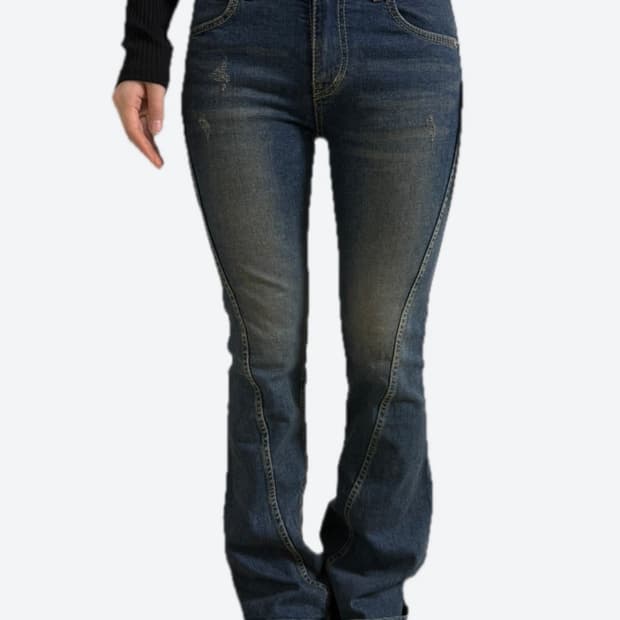 (마른분 추천)로우라이즈 부츠컷 팬츠