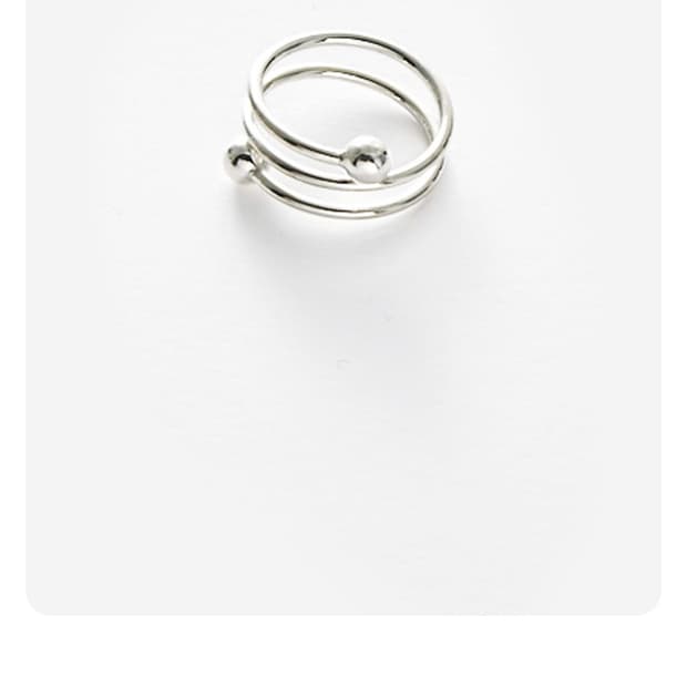 Monday Edition ME X QRI SILVER RING 5