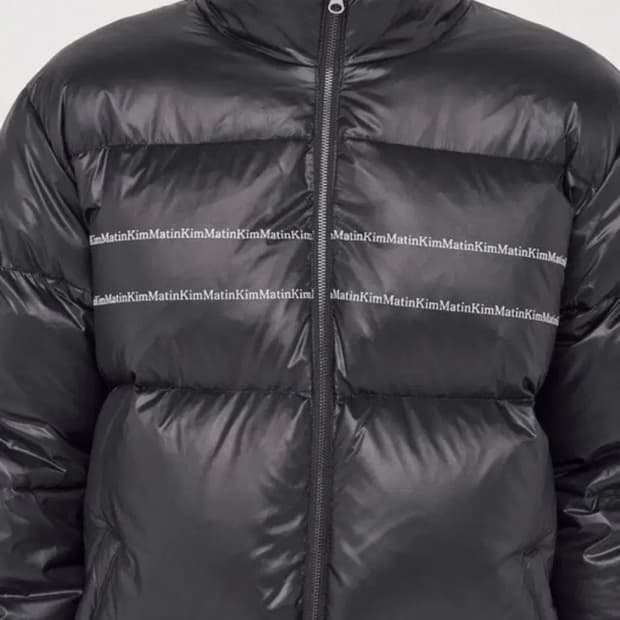 마뗑킴 로고 패딩