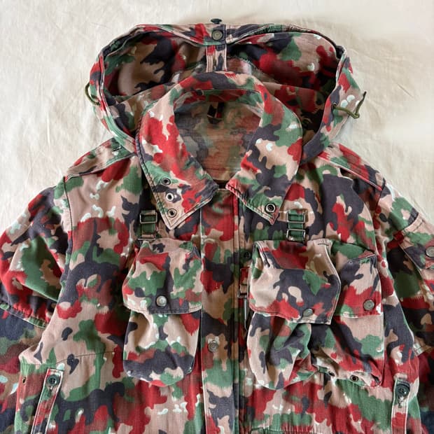 (105) 70s Swiss Army M70 알펜플라주 필드 자켓