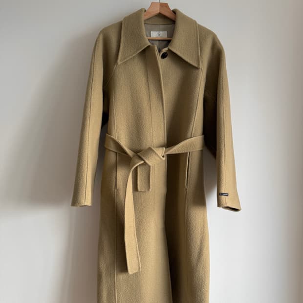 런던플랏(LONDONFLAT) 핸드메이드 울 코트(울마크)