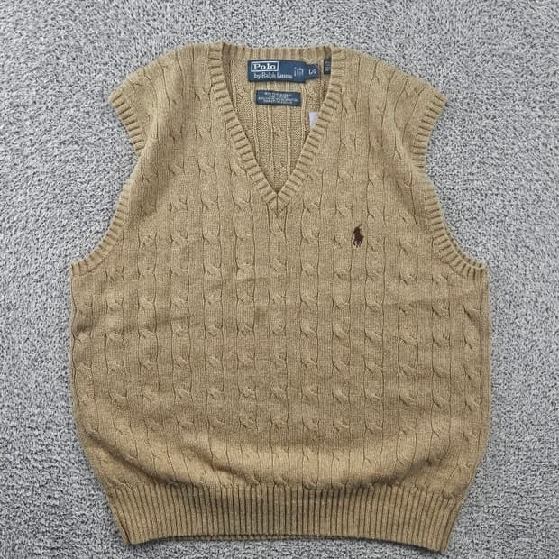 폴로랄프로렌 터사 실크 케이블 니트 베스트 ( L ) / 11599