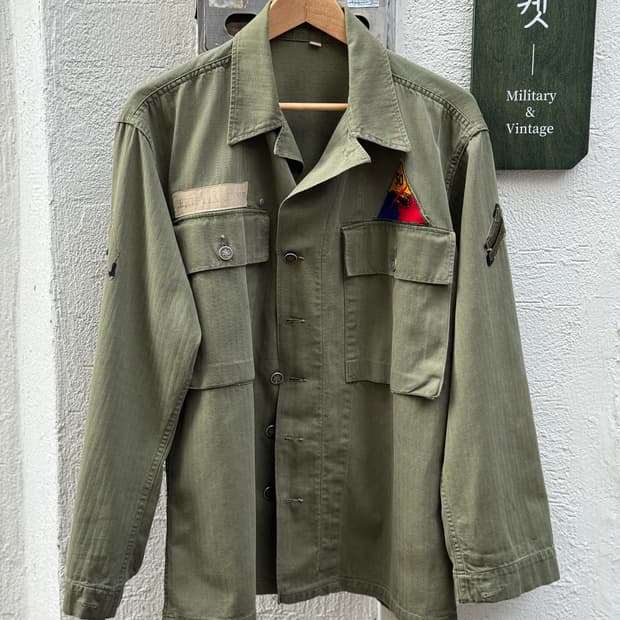 40s 대전용 미군 M43 HBT 셔츠 (38R)