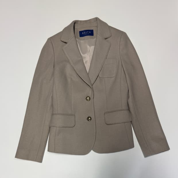 여성 키이스 KEITH 모직 울 클래식 자켓