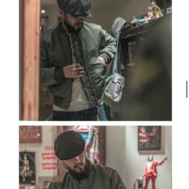 브론슨 ma-1 중판 투엑라 팝니다.