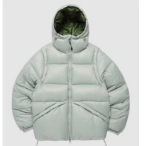더바이닐하우스 REVERSIBLE PADDED JACKET MINT