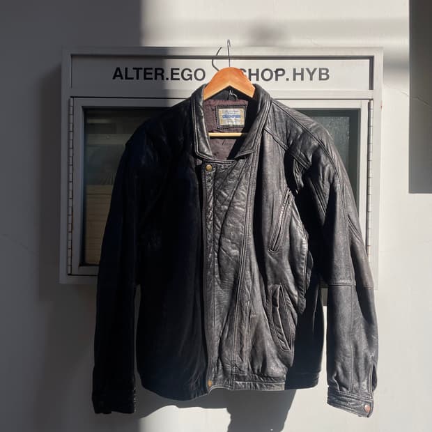 Vintage Leather Racer Jacket