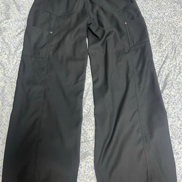 애드오프 카펜터 와이드 슬랙스 팬츠 50