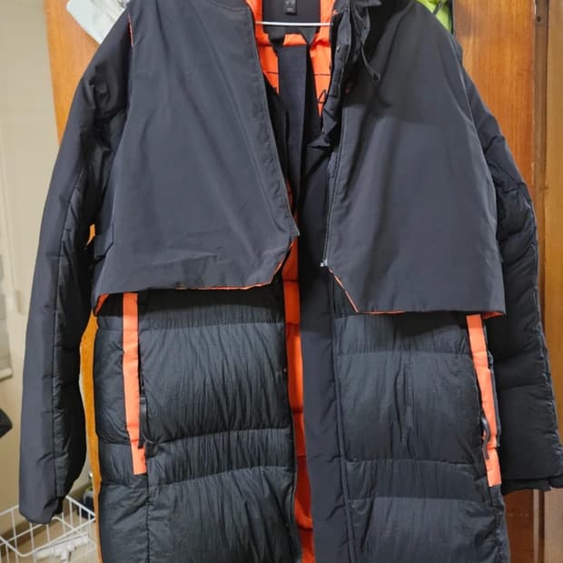 아디다스 마이쉘터 롱패딩 XL 블랙 90~100