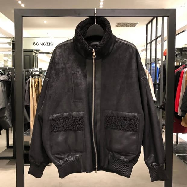 [삽니다] 송지오옴므 21 fw 리버시블 무스탕 48,50