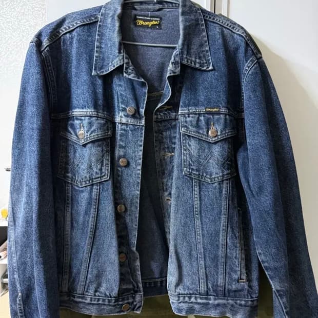 빈티지 랭글러 데님자켓 청자켓 L