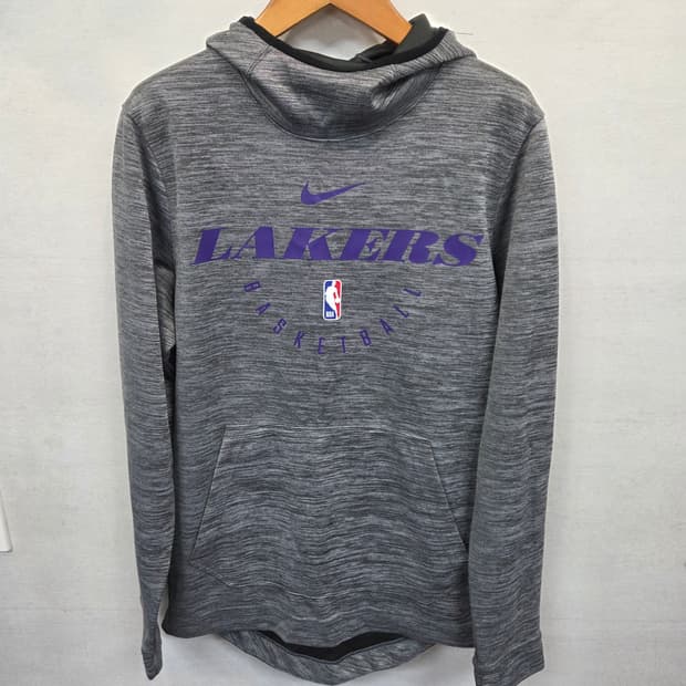 나이키 la 레이커스 풀집 기능성 후드티 s m
