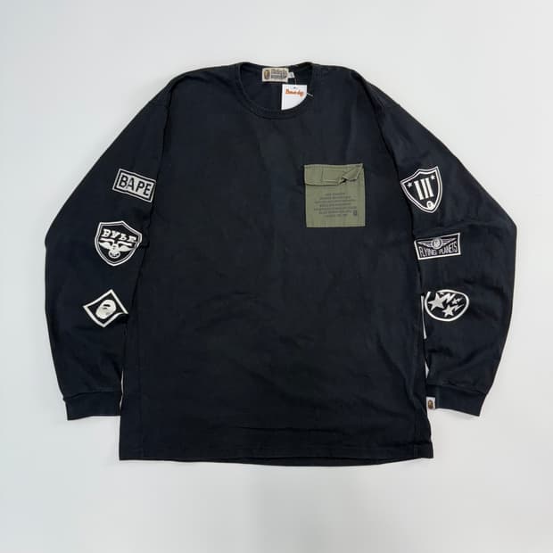 베이프 롱슬리브 [2XL]