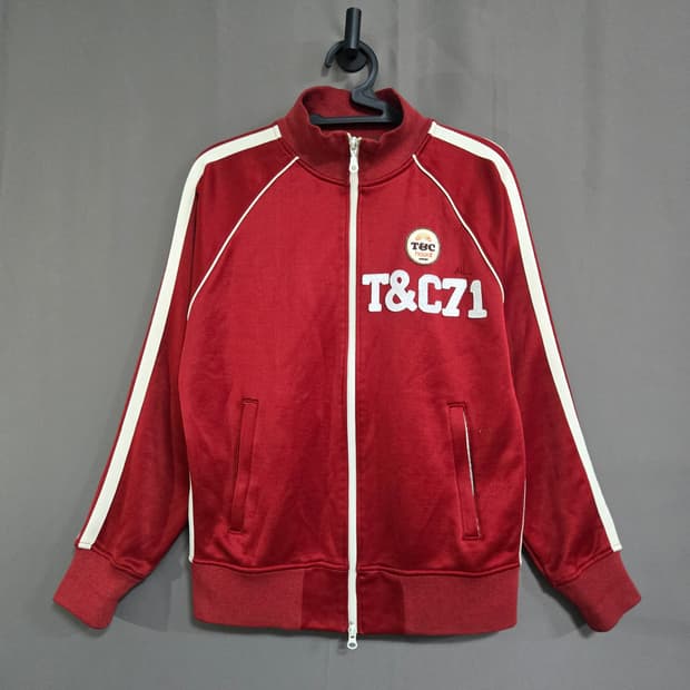 T&C SURF DESIGNS 집업 자켓 빨강색