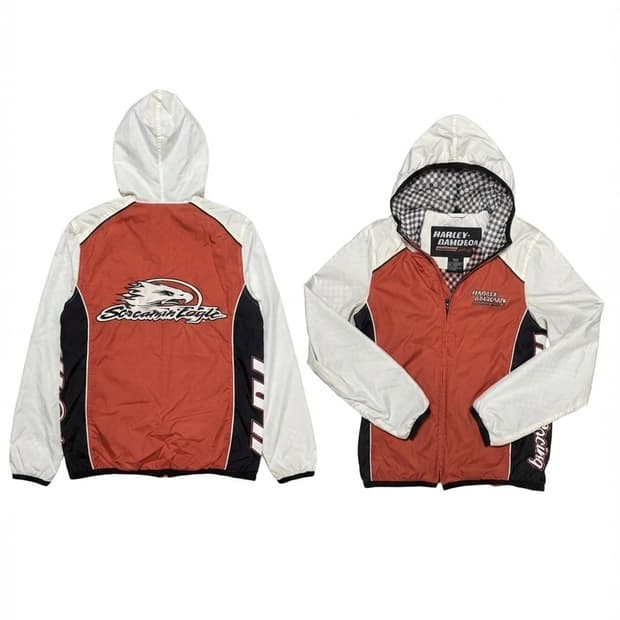 할리데이비슨 빈티지 바람막이 자켓 