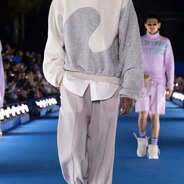 Dior x Erl 스월 후드 xl