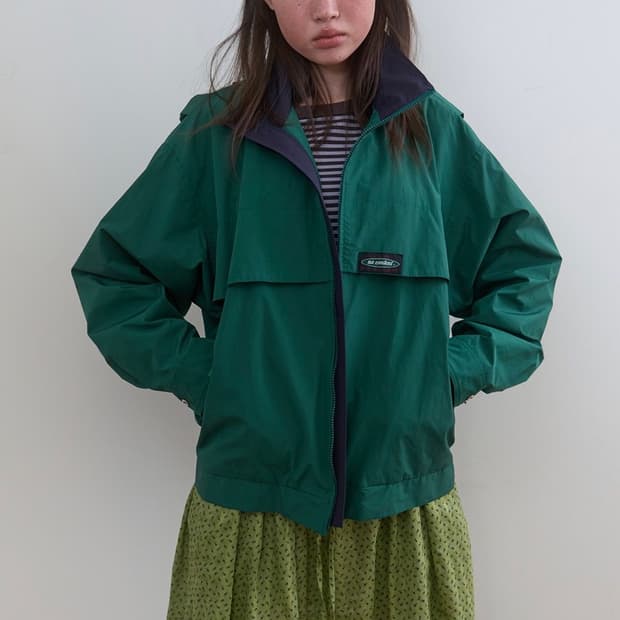 노컨텐츠 Standard Jumper Green 바람막이