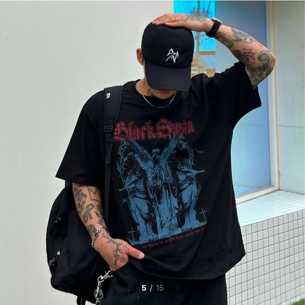 (미사용)스트레인지 빌런 25fw 인플 볼캡 Free