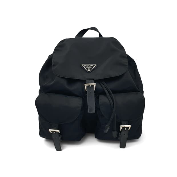 프라다 리나일론 투포켓 백팩 미듐M