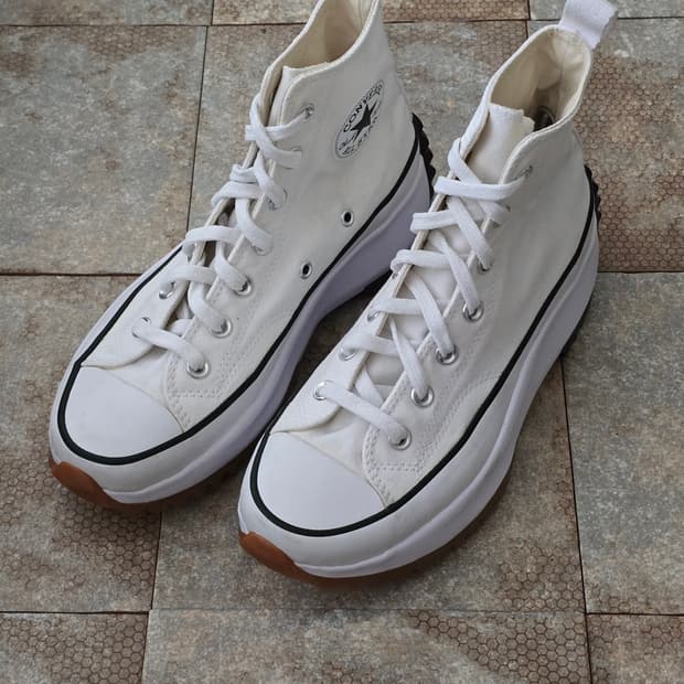 (240)컨버스 런스타 하이크 하이 화이트