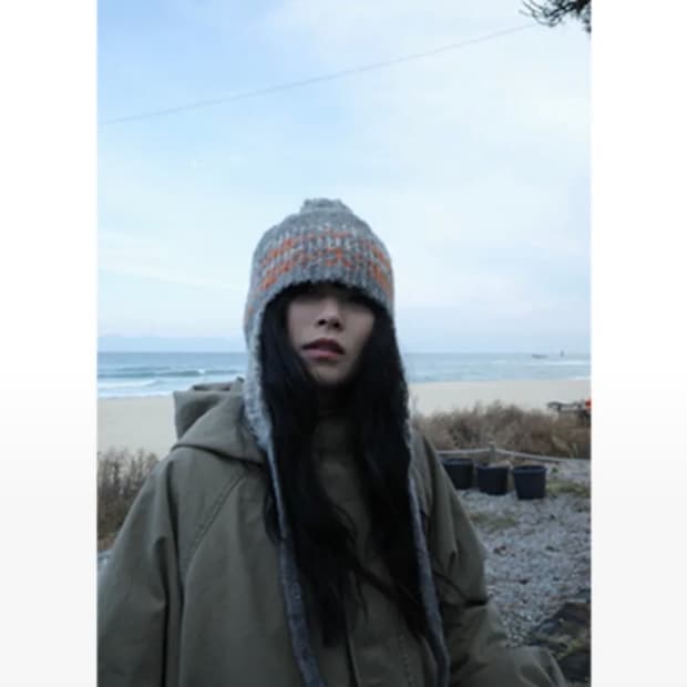 [에프터먼데이] 에스닉 울 이어플랩