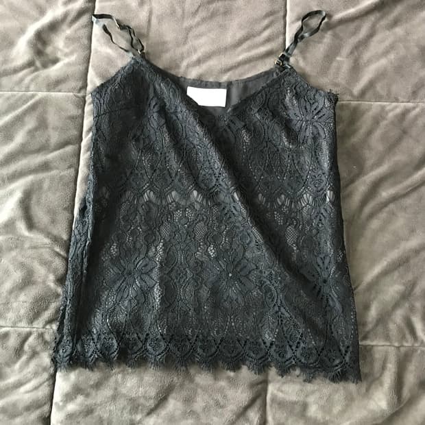 블랙 레이스 나시