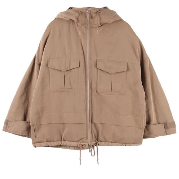 유니클로 화이트마운티니어링 덕다운 패딩 브라운S