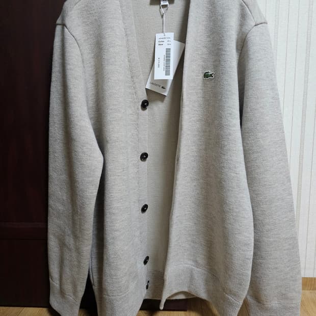 라코스테 방모 가디건 2벌 5사이즈 