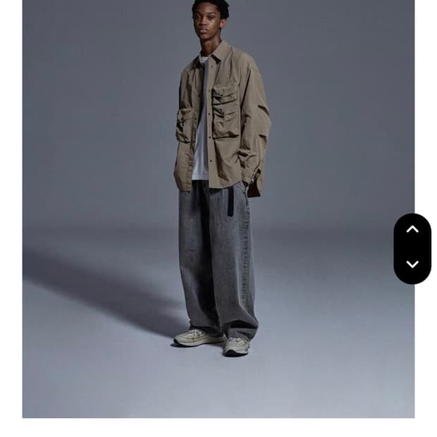 24fw 모이프 와이드데님 블리치드블랙