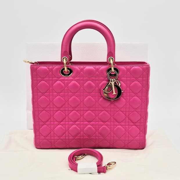 크리스찬 디올 레이디 디올 라지 토트백 겸 숄더백