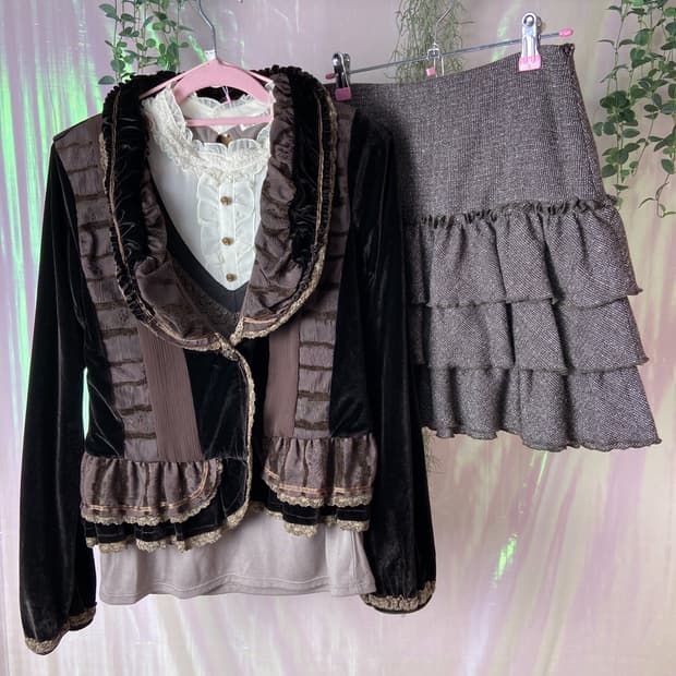 Brown set (axes femme) 