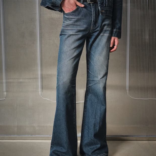 엘무드 잔느 플레어 데님 팬츠 46