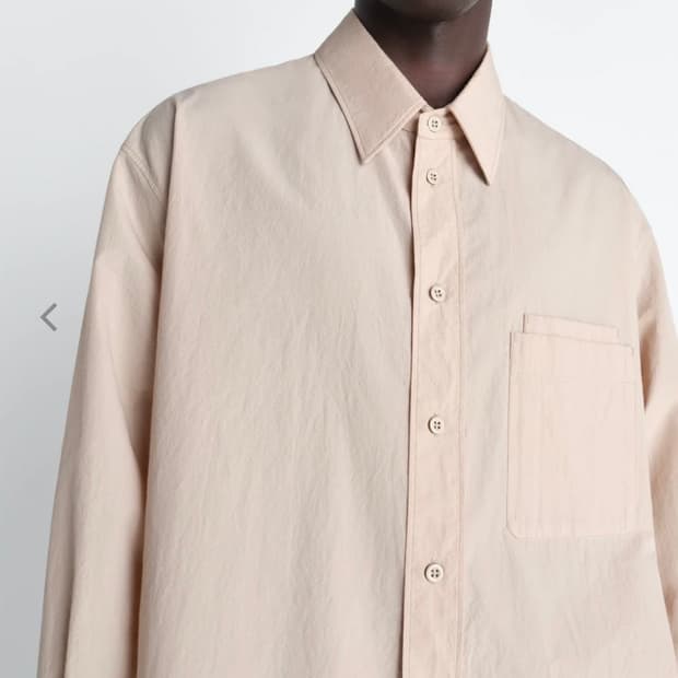 26SS 르메르 투 포켓 셔츠 그레이지 - 52size