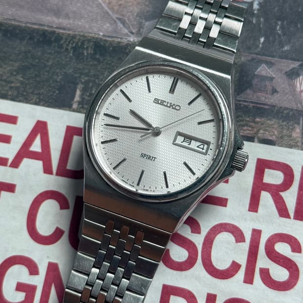 Seiko 세이코 SPRIT 쿼츠 Day-Date