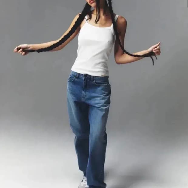 (택달린새상품) 글로니93로우라이즈진 s