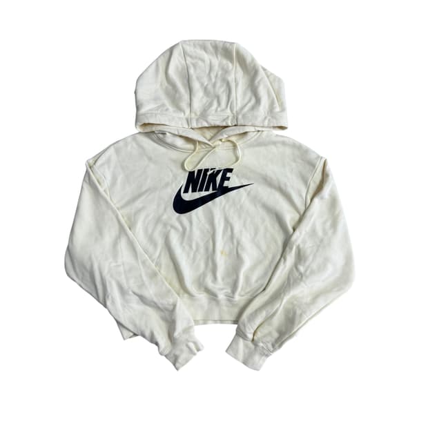 나이키 크롭 후드티