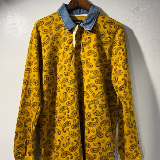 스투시 긴팔 카라티